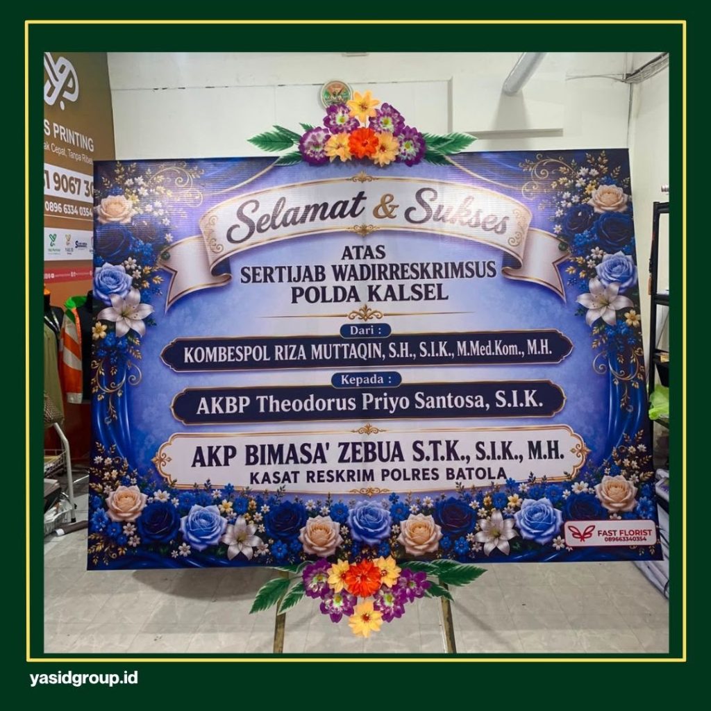 cara membuat karangan bunga selamat